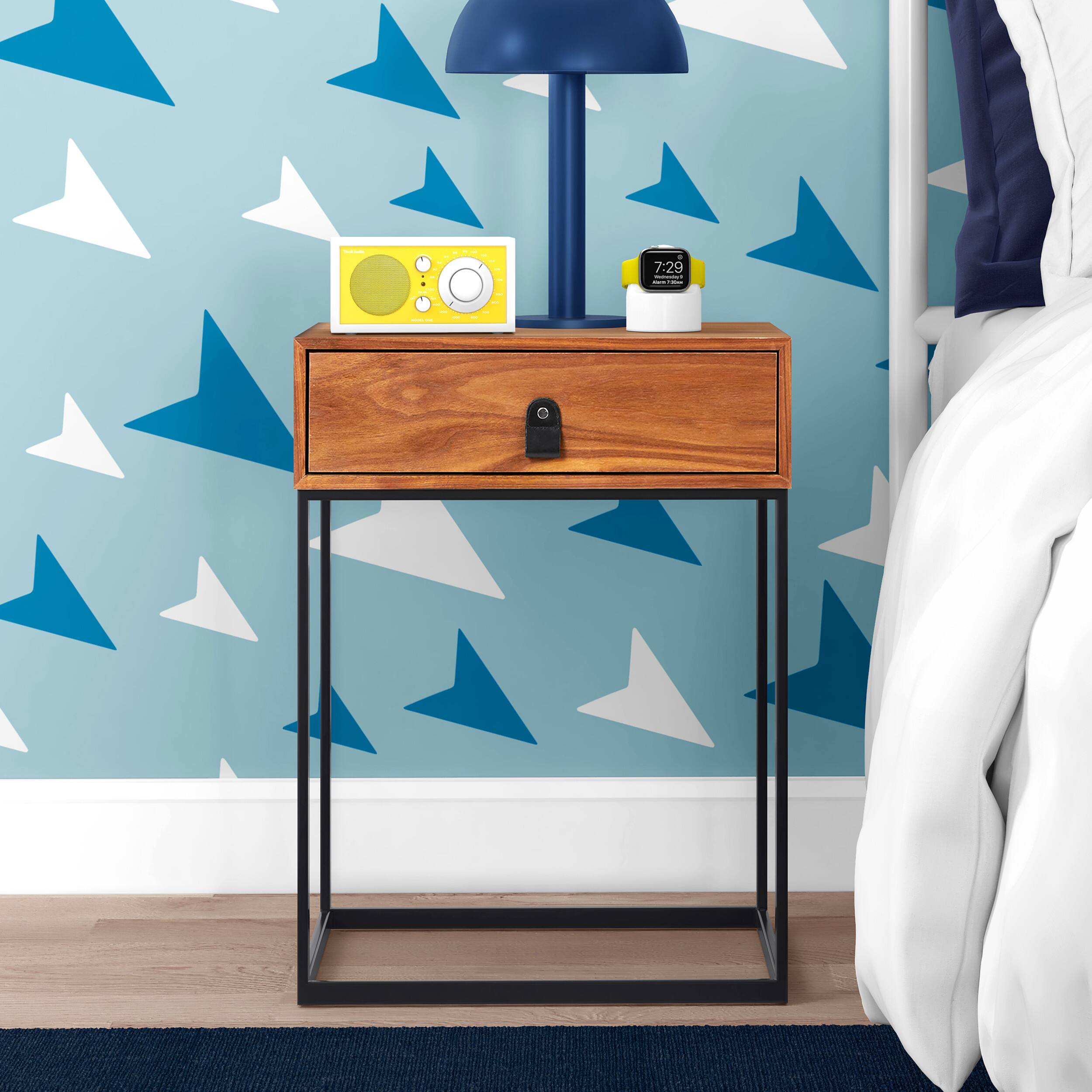 Left. Click Decor - Milo Side Table - Walnut Brown.