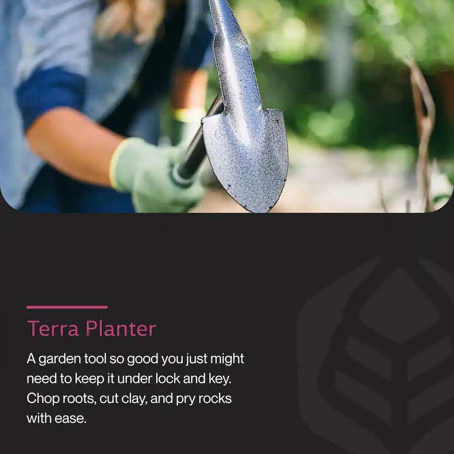 Butler Services Tools Yard Butler Terra Planter Garden Hand Shovel Comfortable Grip, Rust ...