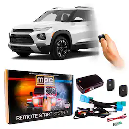 MPC - Remote Start Kit For Chevrolet Trailblazer 2021-2023 | Plug & Play | 2 x Remotes - Black