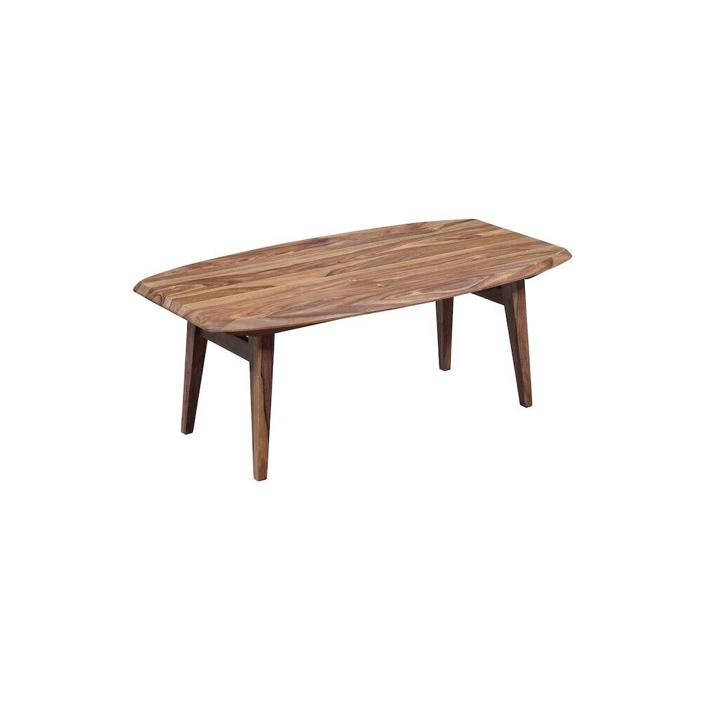 Alt View 2. Porter Designs - Fusion Solid Sheesham Wood Coffee Table - Natural.