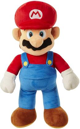 Jakks Pacific - Super Mario World of Nintendo Jumbo 20 Inch Plush Mario - Red
