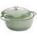 Front. Best Choice Products - Best Choice Products 7.5 Quart Enamel Cast-Iron Dutch Oven, Heavy-Duty Cookware w/ Dual Handles, Lid - Sage Green - Sage Green.