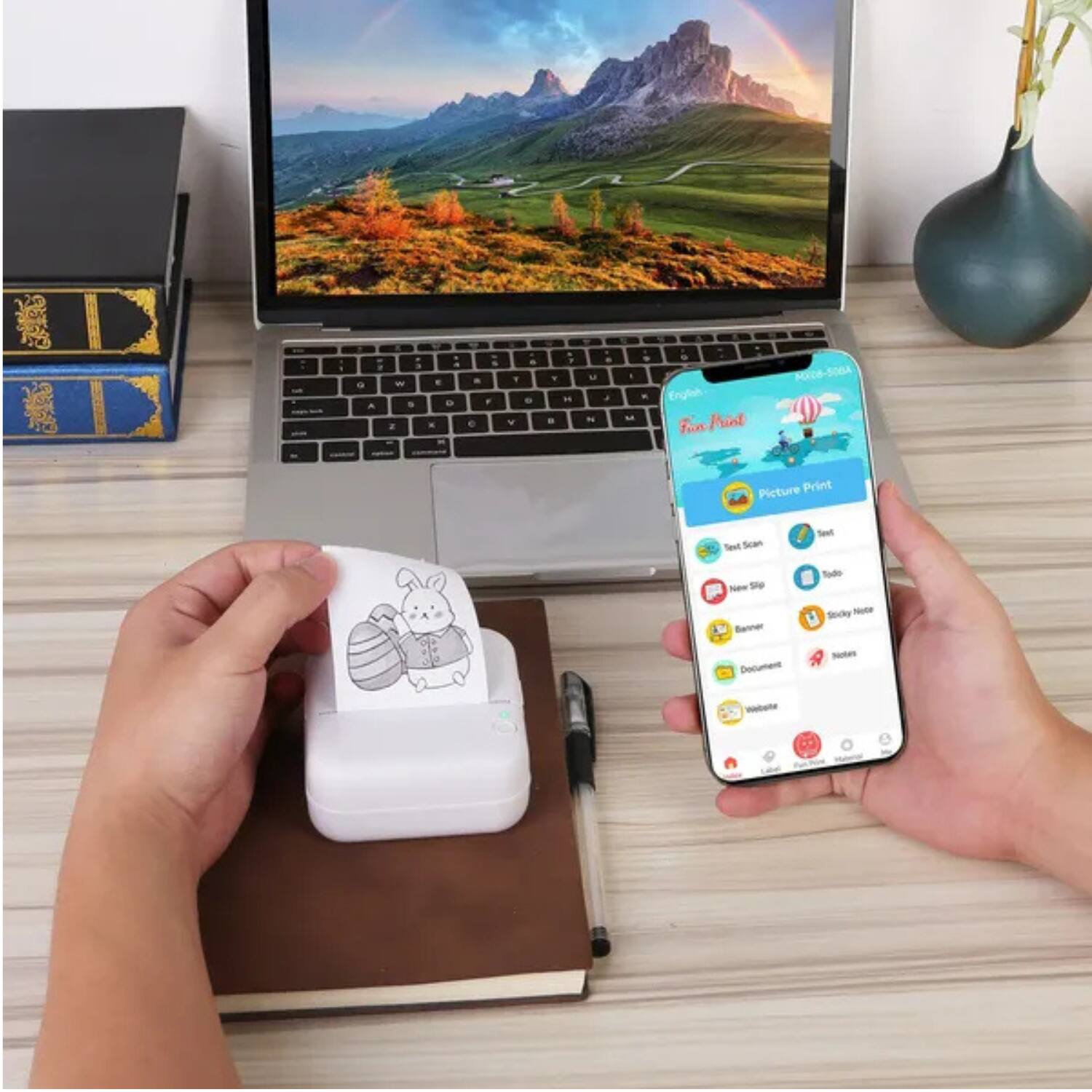 - a a . - . a . . D - 6 . . 1 W . - - . - .   t . J . L - - . English Front Print Mce-500A Picture Print Teal Scan Seuf New - Sodo Senner Seciky N Document Notes -e