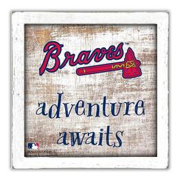 Fan Creations - Atlanta Braves 14'' x 13'' Adventure Awaits Money Box - Multicolor