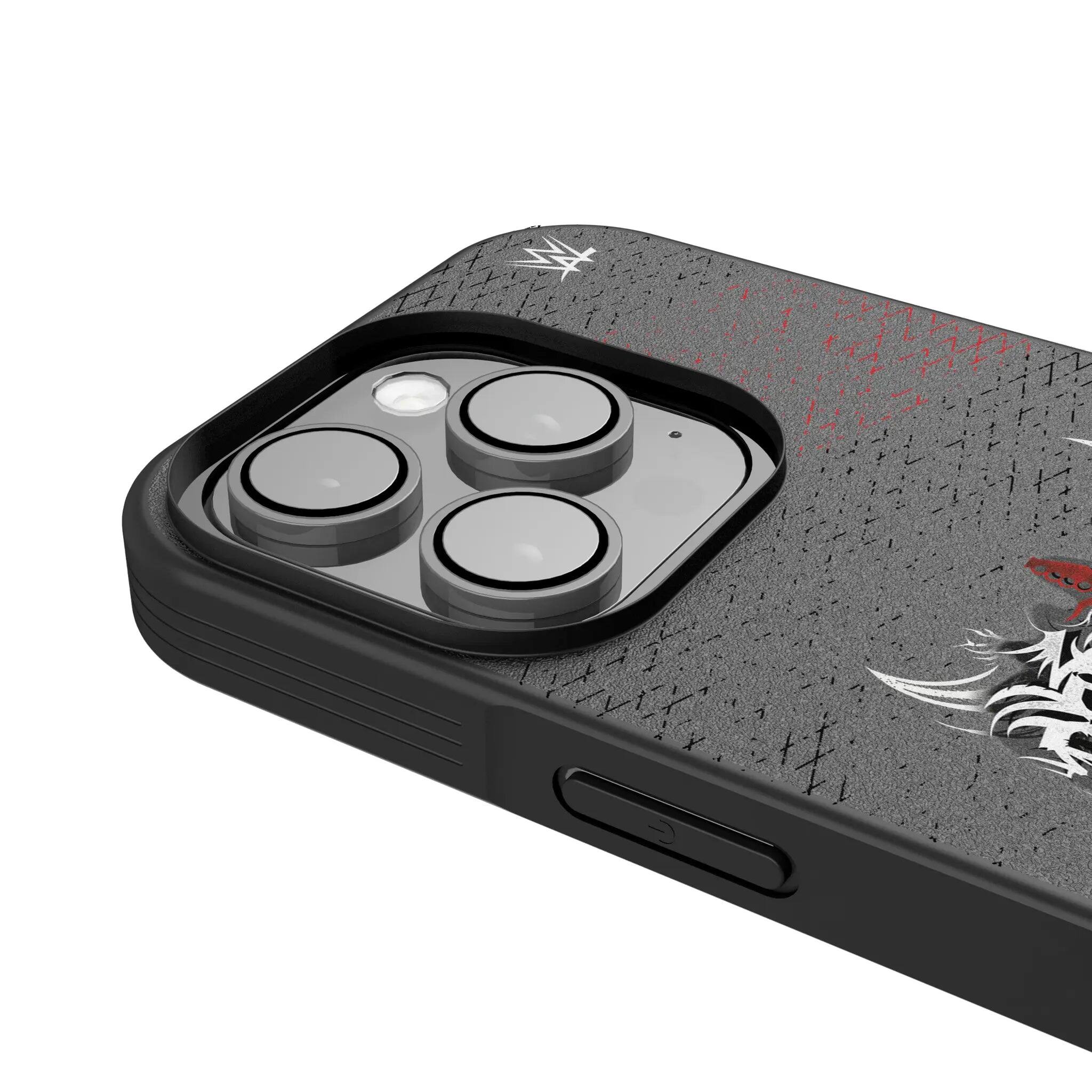 Left. Keyscaper - WWE Steel Bump Phone Case - Apple iPhone 15 Pro - Brock Lesnar.