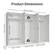 Product Dimensions
240cm / 94.50in
28cm / 11.02in
15kg / 33lbs
180cm / 70.87in / 54.33in
76.8cm / 30.24in
15kg / 33lbs
80cm / 31.50in
80cm / 31.50in
80cm / 31.50in