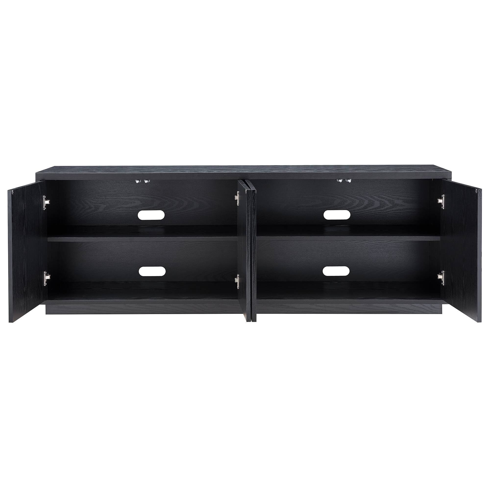 Alt View 16. Camden&Wells - Hanson TV Stand for Most TVs up to 75" - Black Grain.