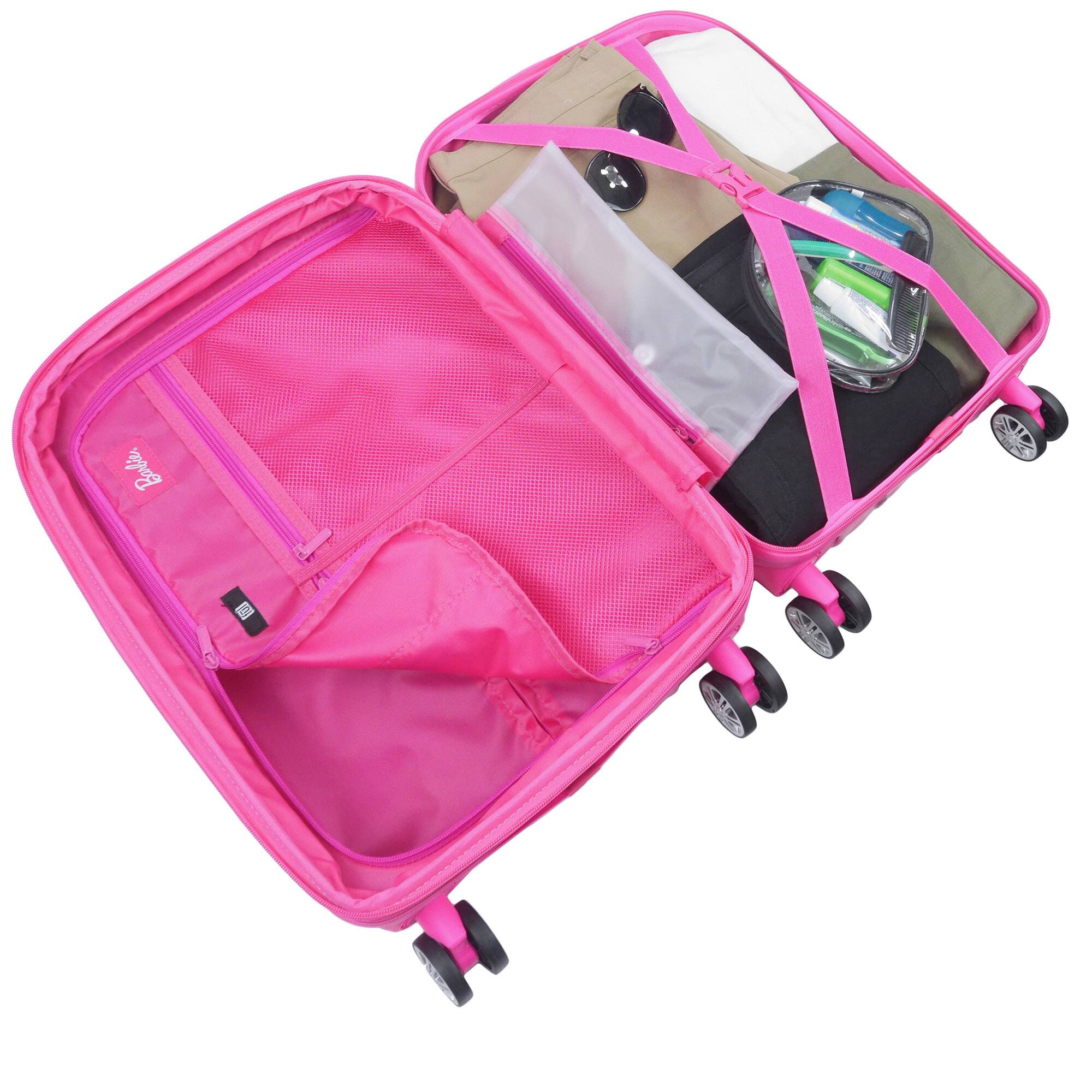 Alt View 1. Ful - Mattel Barbie 3D Quilted 22.5" Carry on - PINK.