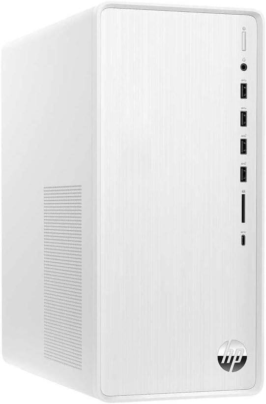 Alt View 2. HP - HP TP01-3016 Intel Core i5-12400 2.50 GHz 12GB 256GB SSD DESKTOP - WHITE.