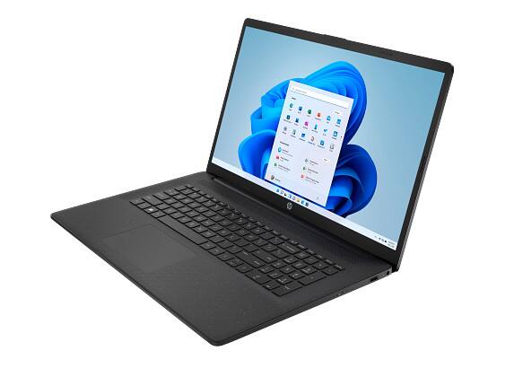 Angle. HP - HP Essential Laptop Computer 17.3" HD+ Intel Core i5 8 GB memory;256 GB SSD - Jet black.