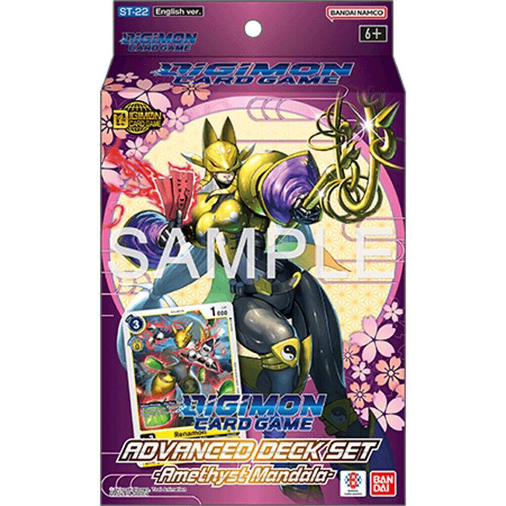 Bandai - Digimon - Trading Card Game: Amethyst Mandala Advanced Starter Deck 22 (ST-22)