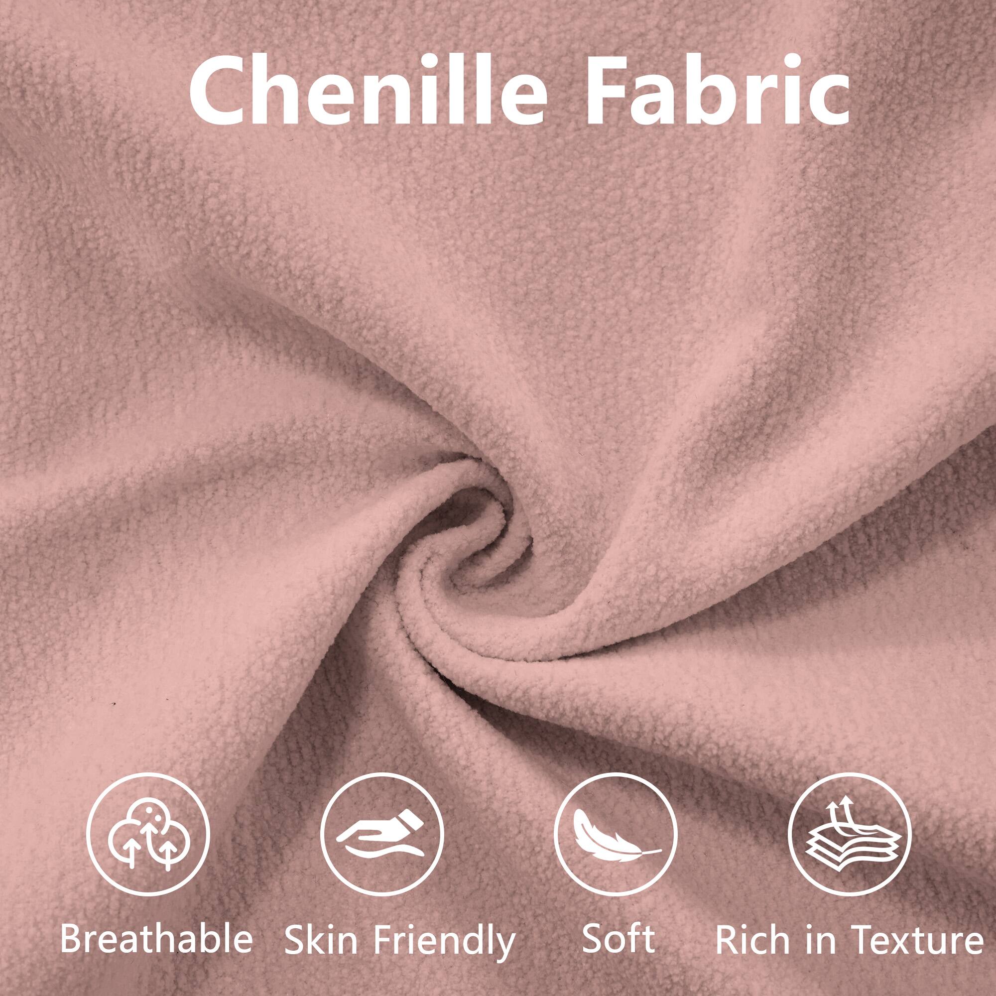 Chenille Fabric

- Breathable
- Skin Friendly
- Soft
- Rich in Texture