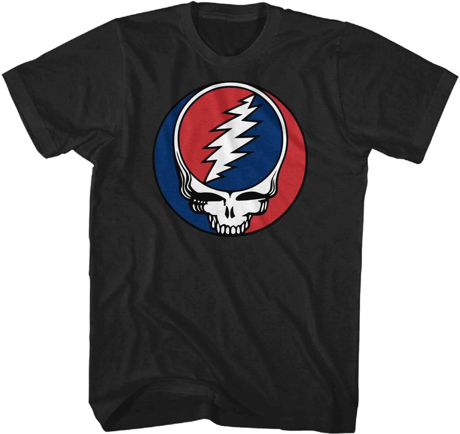 PopMarket - Grateful Dead - Grateful Dead - Steal Your Face Logo T-Shirt - 3XL Black 22GFD103AA6 - APPAREL - Multicolor