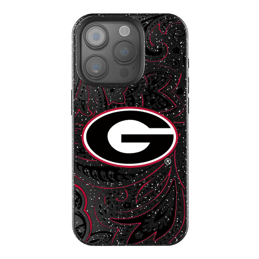 Keyscaper NCAA Georgia Bulldogs Paisley Bling iPhone Case 15 Pro Max Black 202134179 - Best Buy