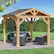 Alt View 14. Yardistry - 10' x 10' Meridian Pavilion - Brown.