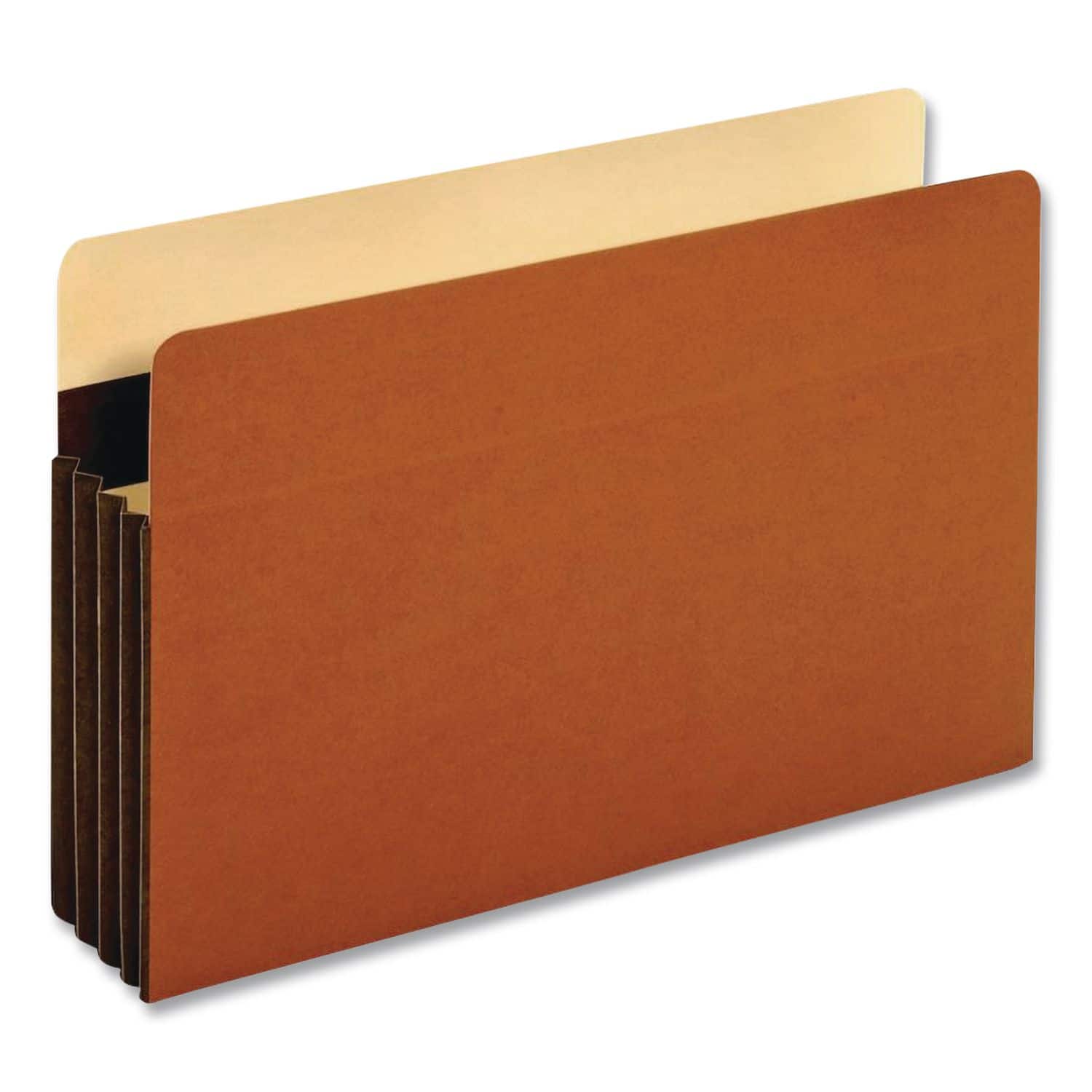 Tops Business Forms - REMOVE - Tyvek-Reinforced File Pocket, 3.5" Expansion, Legal Size, Brown, 10/Box