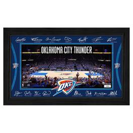 Highland Mint - Oklahoma City Thunder 2025 Signature Court Framed Picture - Multicolor