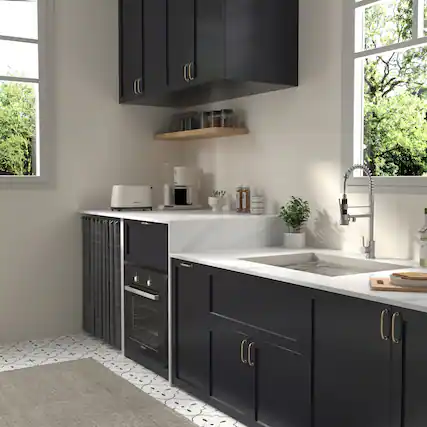 Front. Bothwa Home - Bothwa Home KF-YQ605-BN 19 - Inch Enzoh Kitchen Faucet in Brushed Nickel Finish - Brushed Gold.