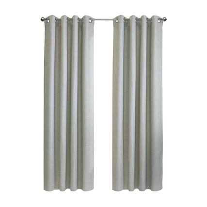 Front. Commonwealth Home Fashions - Thermaplus Zoey Room Darkening Window Treatment Grommet Curtain Panel for Bedroom Livingroom 52" x 95" Grey - Grey.