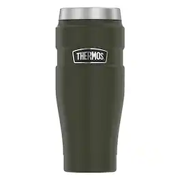 Thermos - 16-Ounce Stainless King Vacuum-Insulated Stainless Steel Travel Tumbler - Pine Green