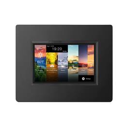 Alpha Digital - 7 in Cloud Photo Frame, 20GB Cloud Storage, Battery/App Support - Black