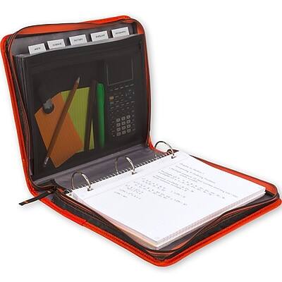 Alt View 4. Five Star - 2" 3-Ring Zipper Binders, D-Ring - Assorted Colors.
