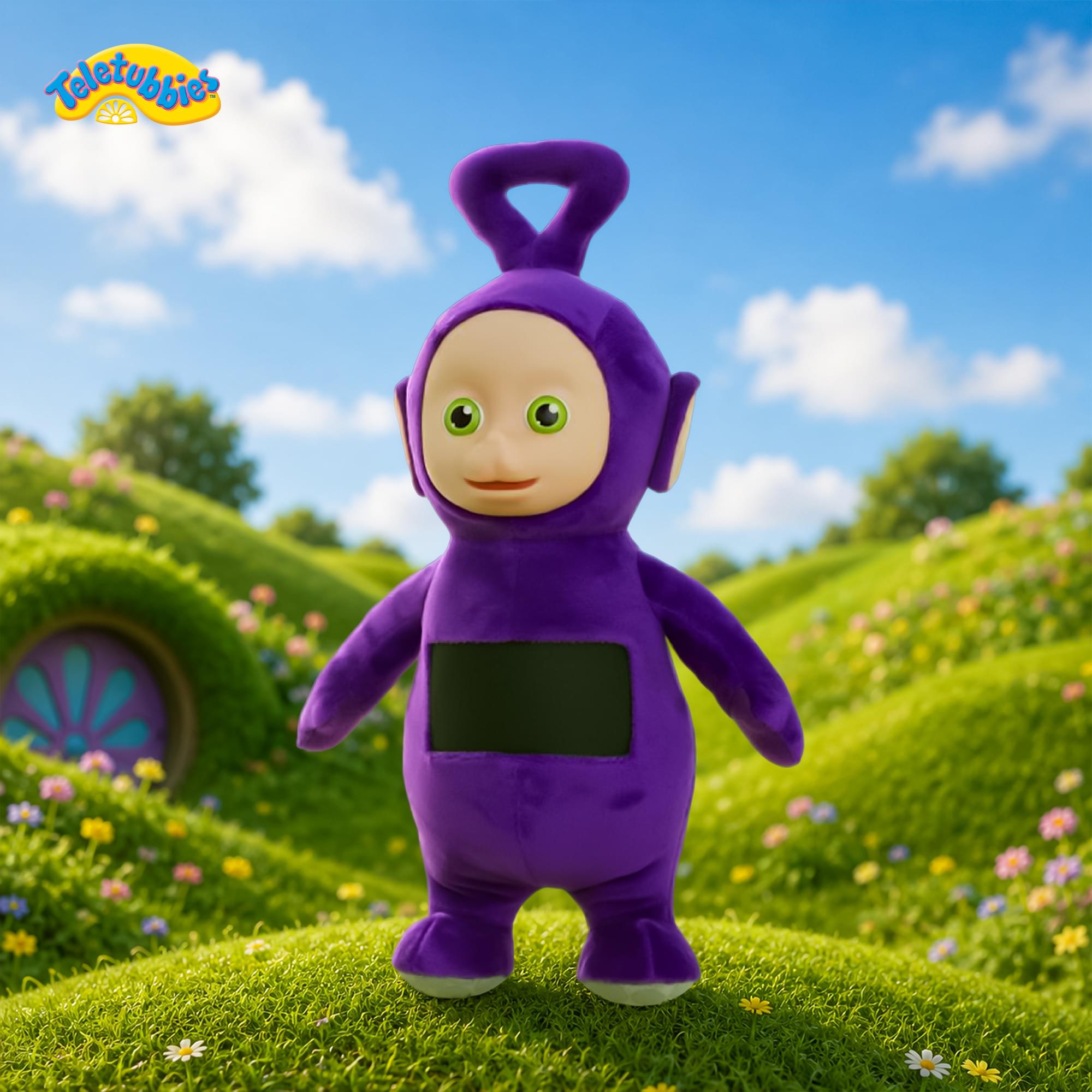 Alt View 4. The Loyal Subjects - Teletubbies 8-Inch Collector Plush | Tinky Winky - Purple.