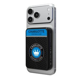 Keyscaper - Charlotte FC 5000mAh Wireless Mag Power Bank - Multicolor