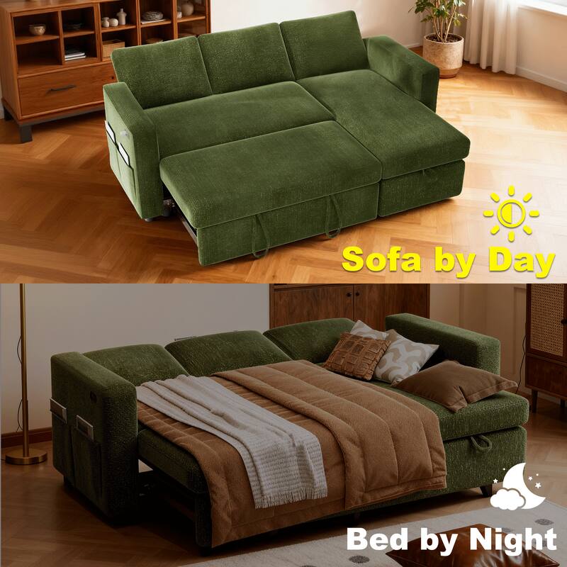 Sofa by Day  
Bed by Night