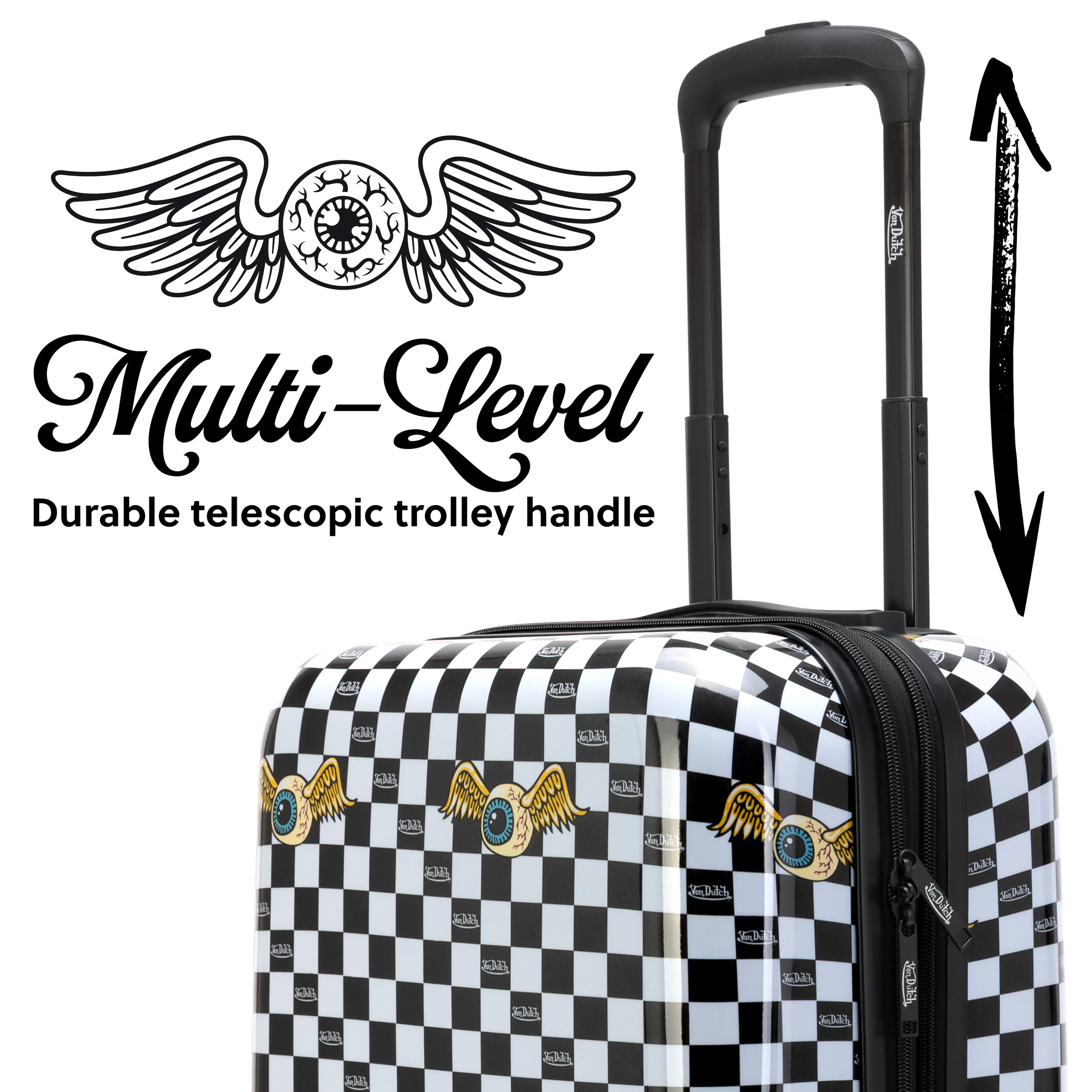 Multi-Level Durable telescopic trolley handle