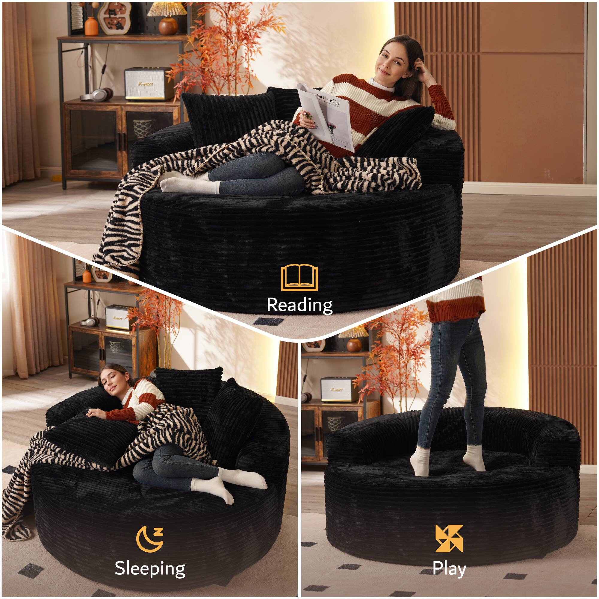 Reading  
Sleeping  
Play