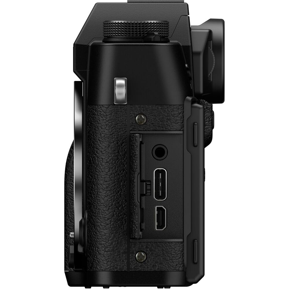 Alt View 5. Fujifilm - FUJIFILM X-T30 III Mirrorless Camera Body (Black) Bundle with Extra NP-W126S Battery, 64GB SD Card, and Accessories.