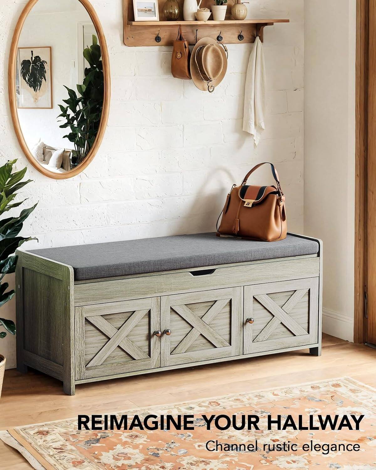 REIMAGINE YOUR HALLWAY  
Channel rustic elegance