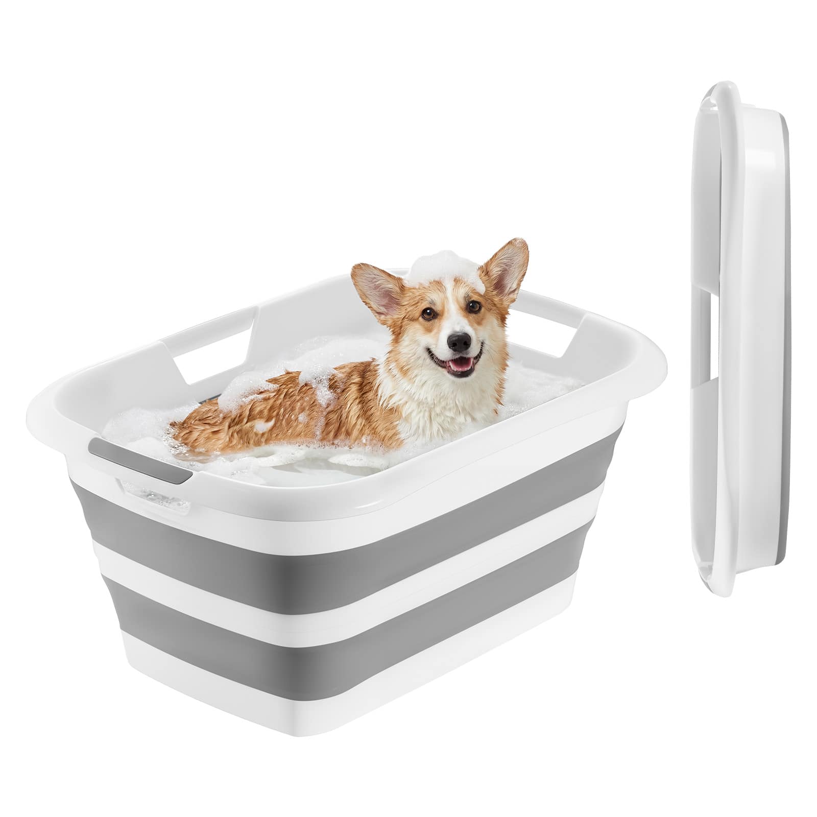 VEVOR - Dog Bathtub, Collapsible Dog Bath Tub, Pet Bathing Grooming Wash Shower Station, Portable Space-saving & Stable Support price history on PriceWatchPro