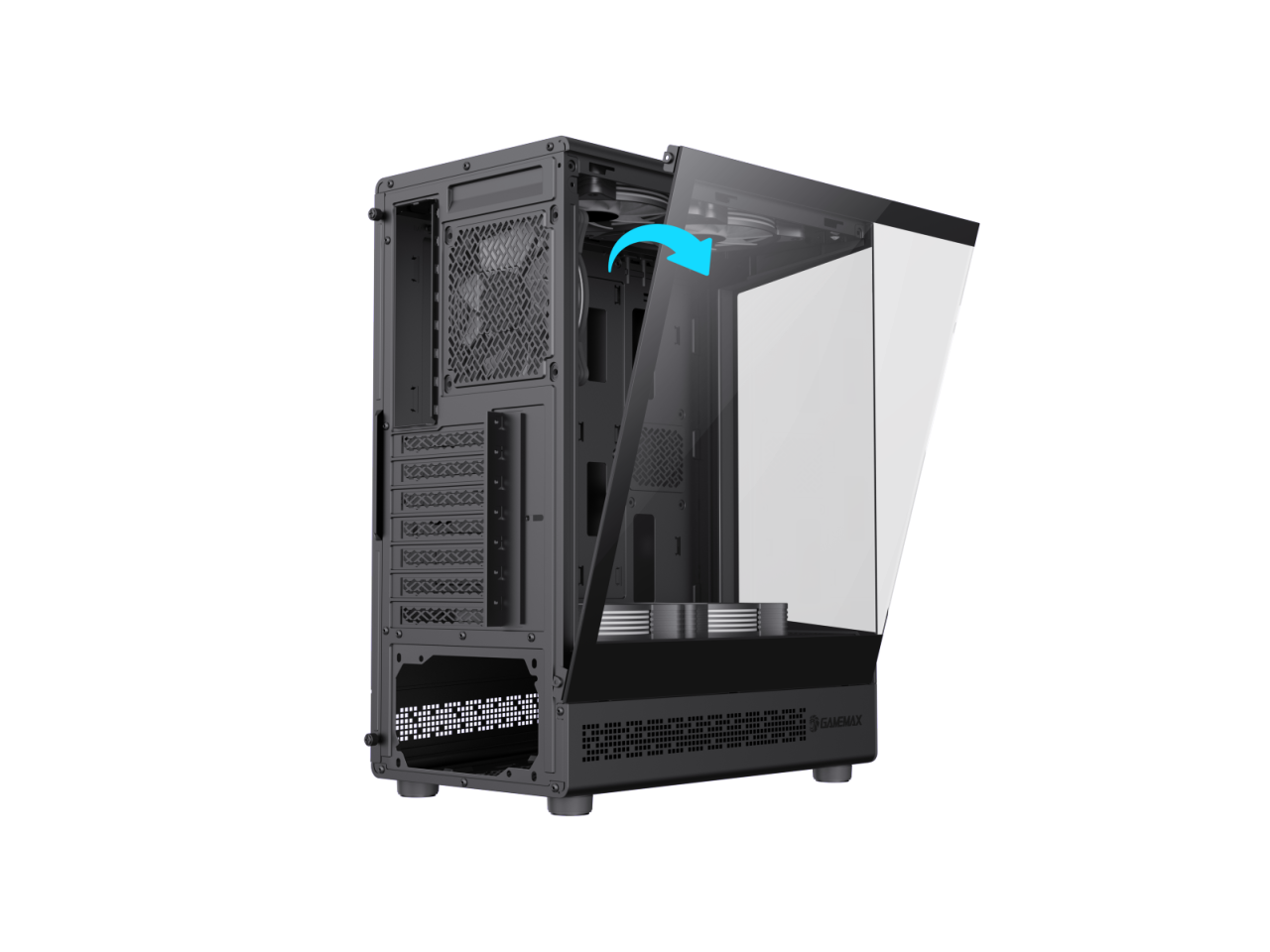 Alt View 5. GAMEMAX - GAMEMAX Vista COC AB Black ATX Mid Tower Case (Computer Cases - ATX Form) - Black.
