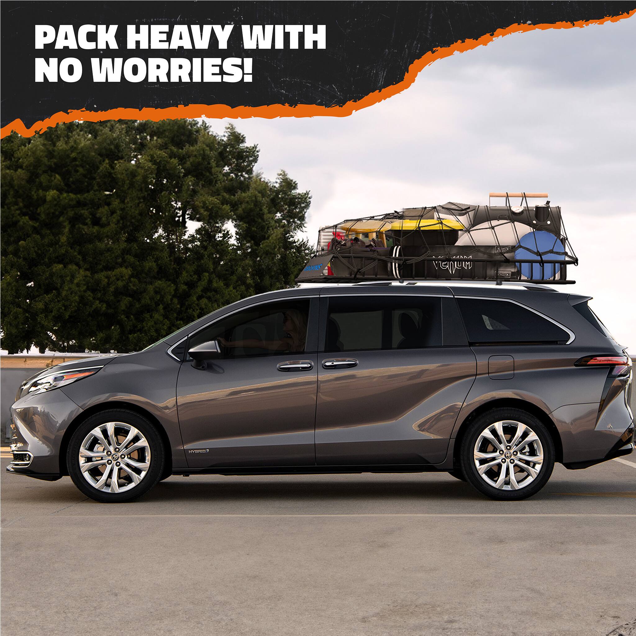 PACK HEAVY WITH NO WORRIES!