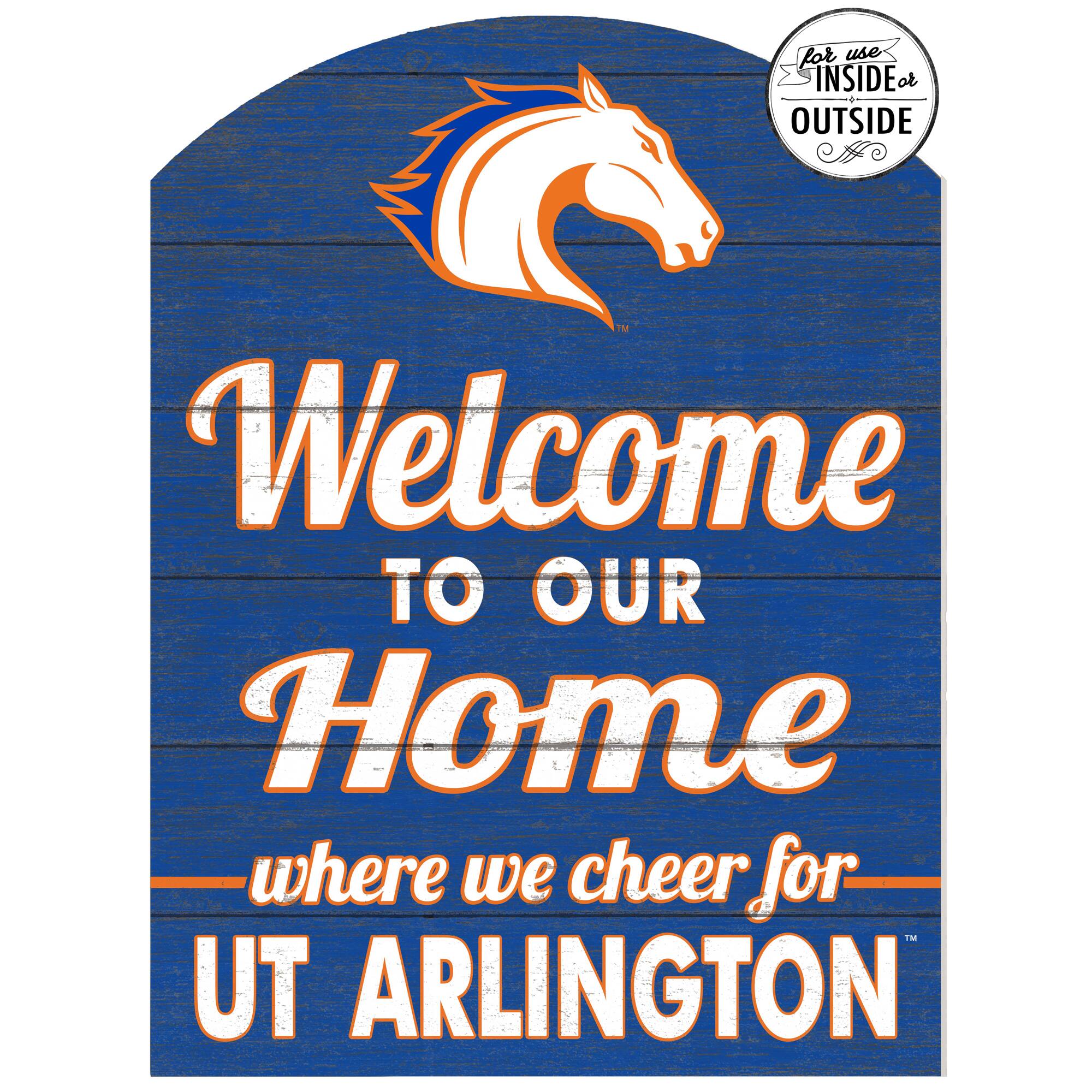 UT Arlington Mavericks 16'' x 22'' Indoor/Outdoor Marquee Sign