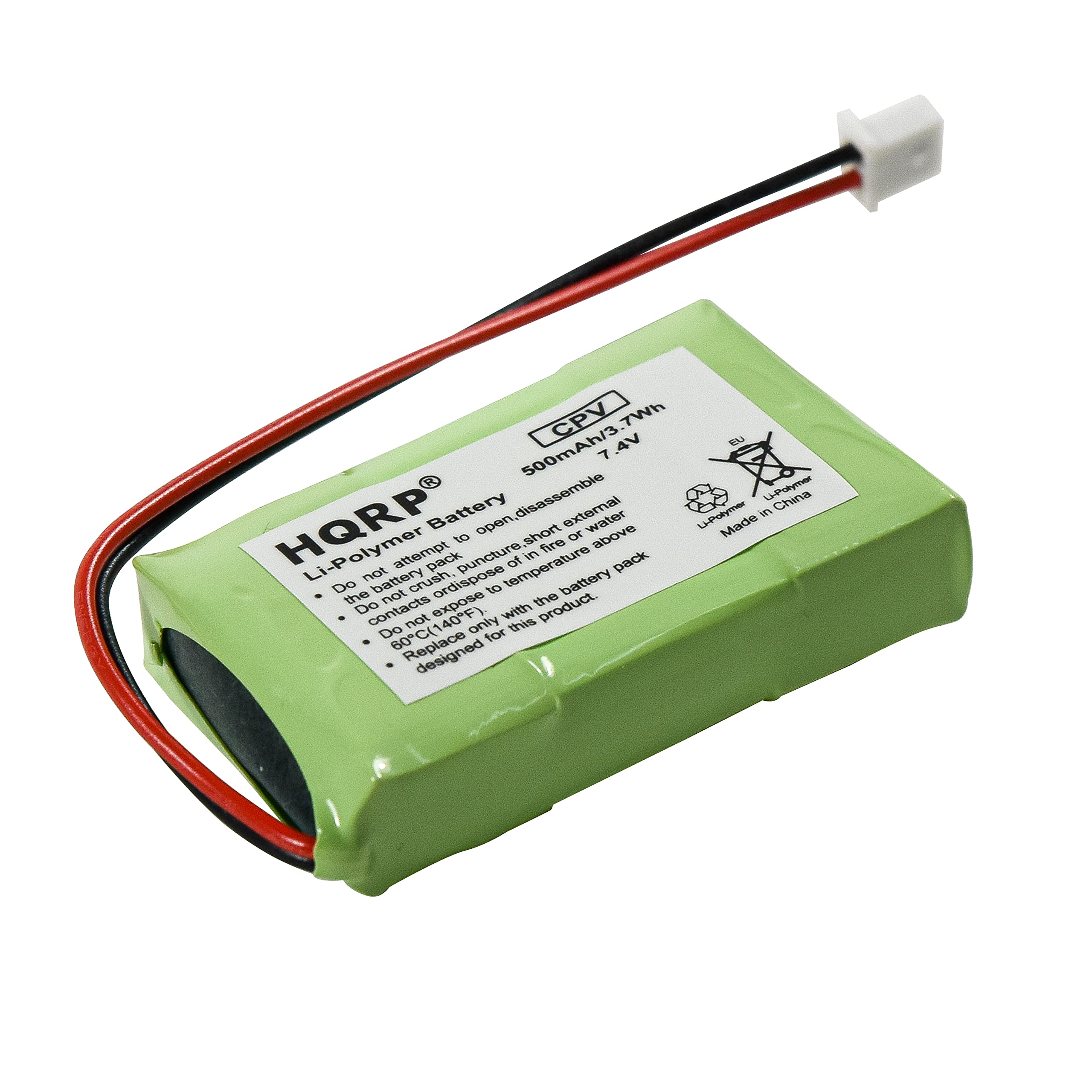 CPV 7Wh AV EU 500mAh/3.7V Battery

HQRPR
Li-Polymer Battery

Do not attempt to open, disassemble or dispose of the battery pack. Do not expose the product to short circuit, puncture, crush, or dispose of the battery pack. Do not expose the product to temperatures above 60°C (140°F). Do not expose the product to water. Do not expose the product to external short circuit or water. Do not expose the product to temperatures above 60°C (140°F). Do not expose the product to temperatures above 60°C (140°F). Do not expose the product to temperatures above 60°C (140°F). Do not expose the product to temperatures above 60°C (140°F). Do not expose the product to temperatures above 60°C (140°F). Do not expose the product to temperatures above 60°C (140°F). Do not expose the product to temperatures above 60°C (140°F). Do not expose the product to temperatures above 60°C (140°F). Do not expose the product to temperatures above 