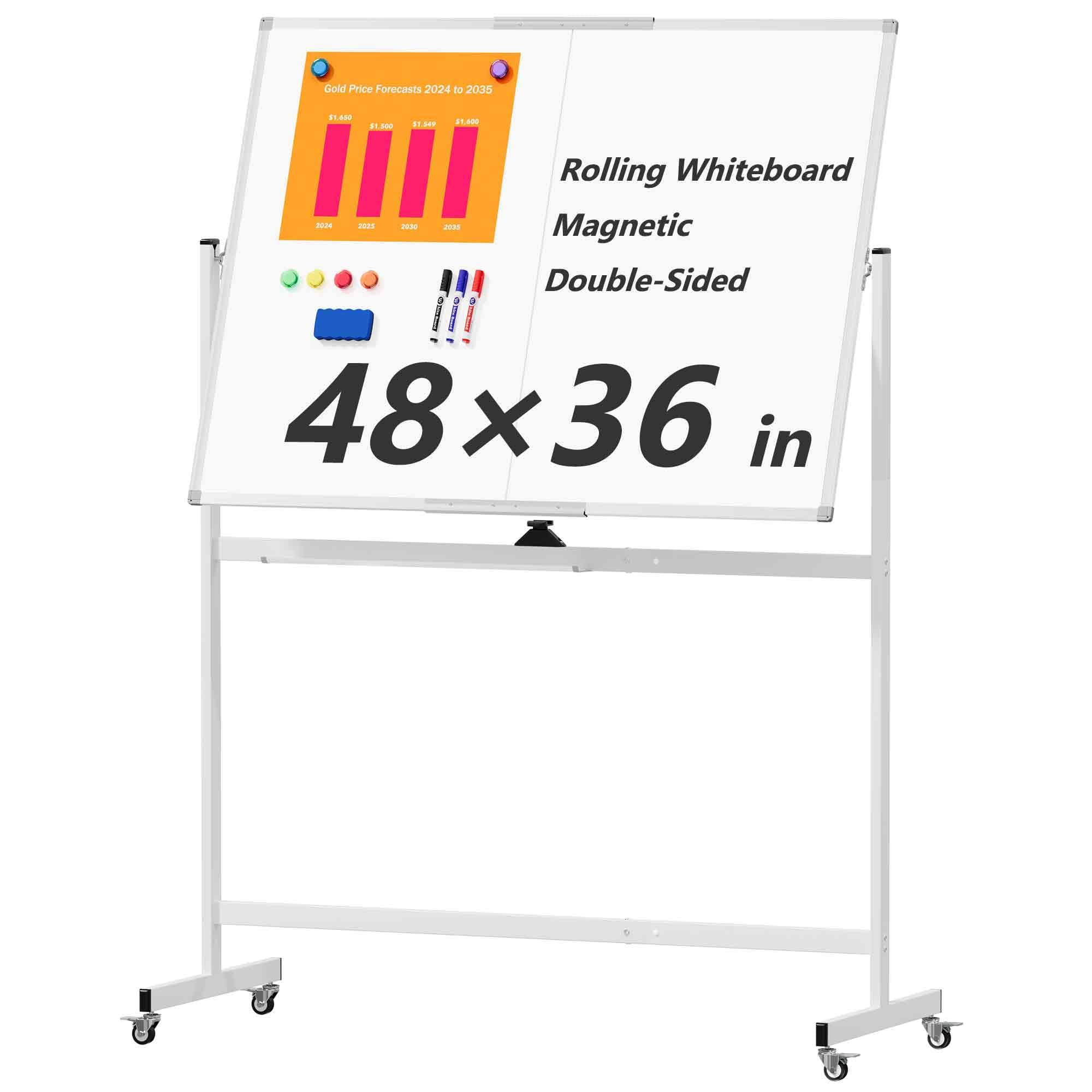 Gold Price Forecasts 2024 to 2035  
$1,499  
$1,600  
$1,800  
$1,900  

Rolling Whiteboard  
Magnetic  
Double-Sided  

48 x 36 in