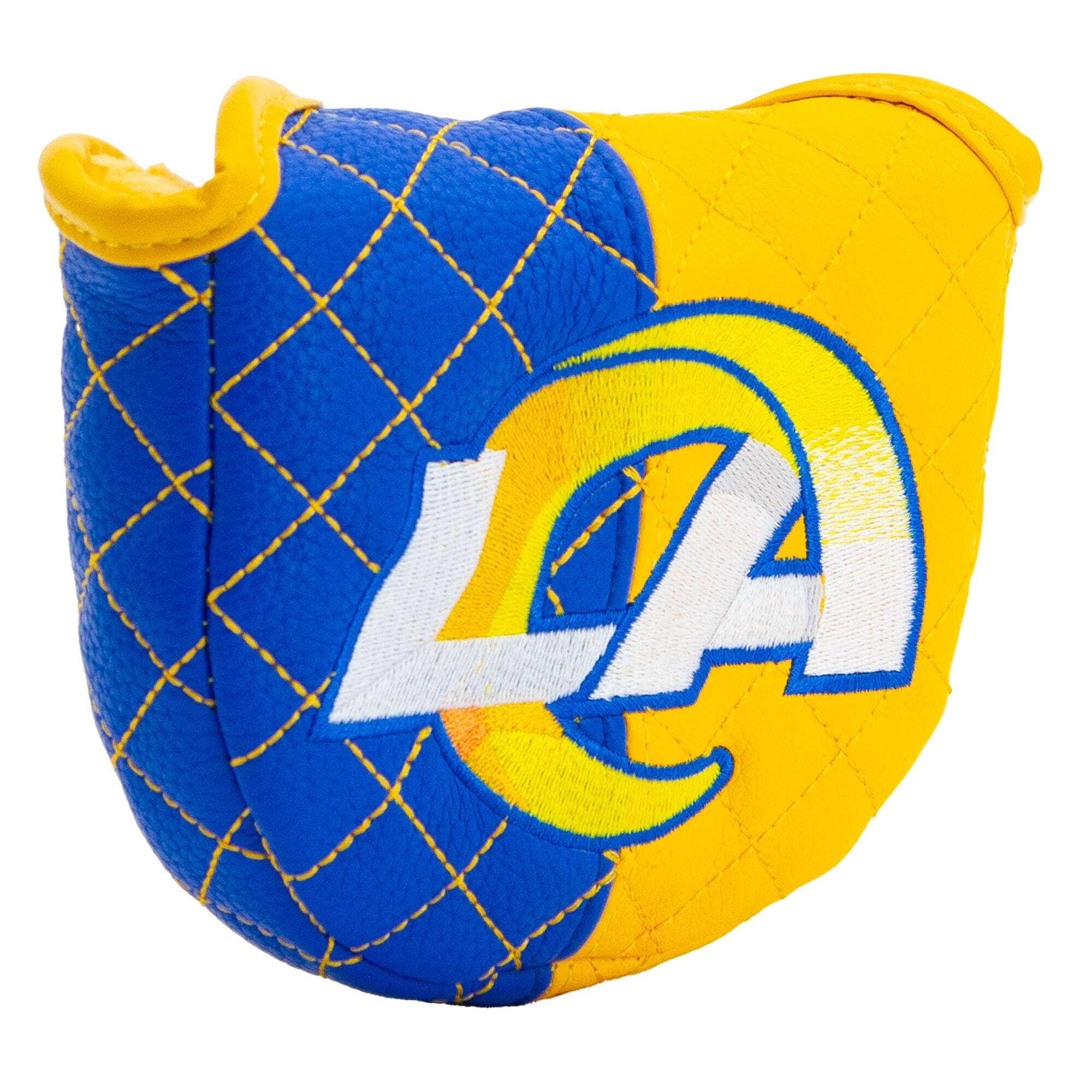 Alt View 2. Team Golf - Los Angeles Rams Quilted Mallet Putter Cover - Multicolor.