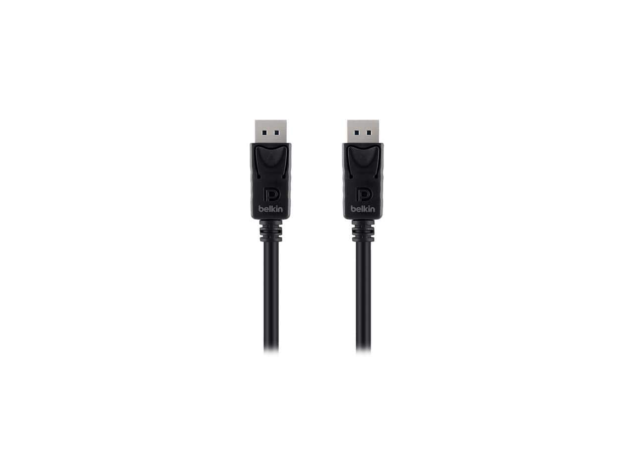 Belkin - PURE AV F2CD000B06-E 6 ft. Black DisplayPort to DisplayPort Cable Male to Male price history on PriceWatchPro
