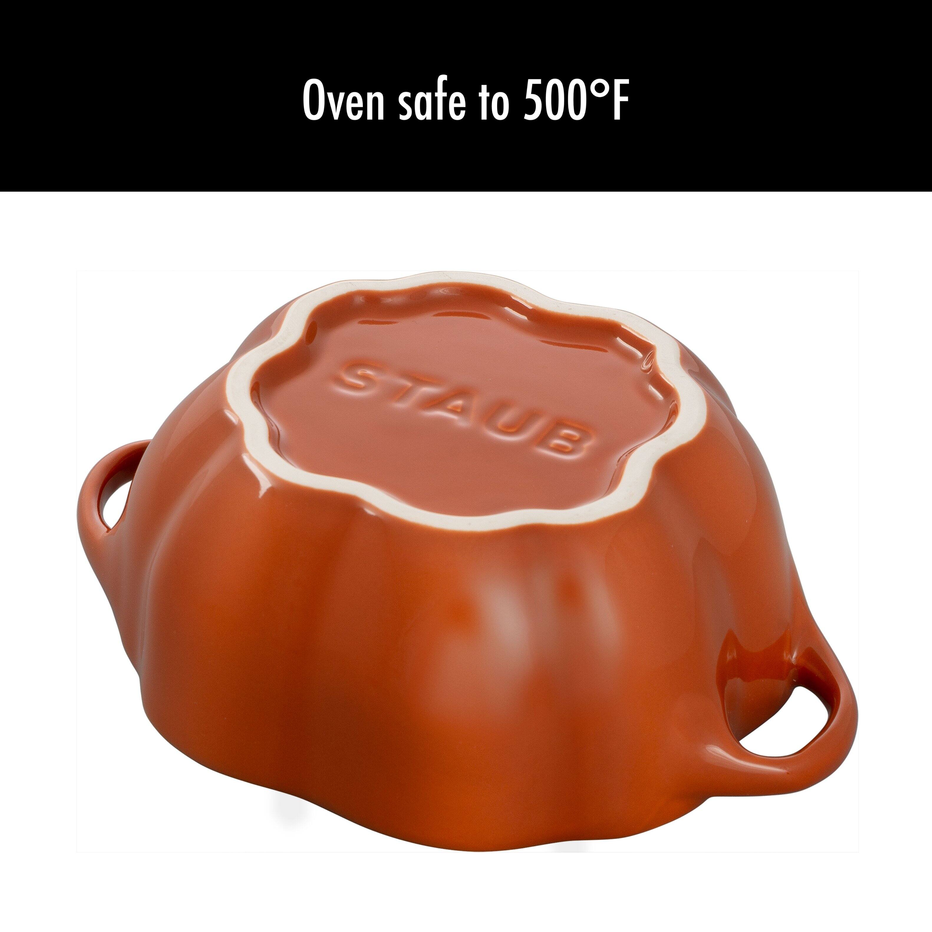 Oven safe to 500°F

STAUB