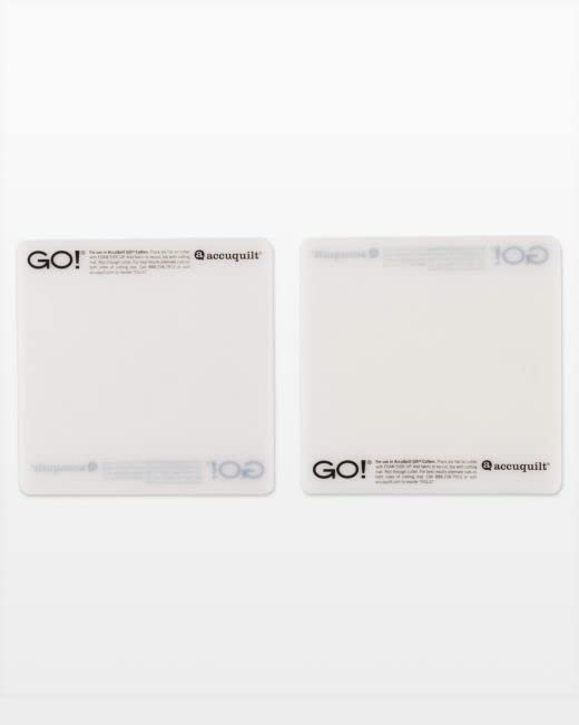 GO! accuquilt  
GO! accuquilt  

GO!  
For use with AccuQuilt Go! Fabric Cutter.  
© 2013 AccuQuilt, Inc. All rights reserved.  
Made in China  

GO!  
For use with AccuQuilt Go! Fabric Cutter.  
© 2013 AccuQuilt, Inc. All rights reserved.  
Made in China