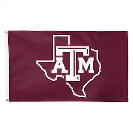 WinCraft - Texas A&M Aggies 3' x 5' Single-Sided Deluxe Secondary Team Logo Flag - Multicolor