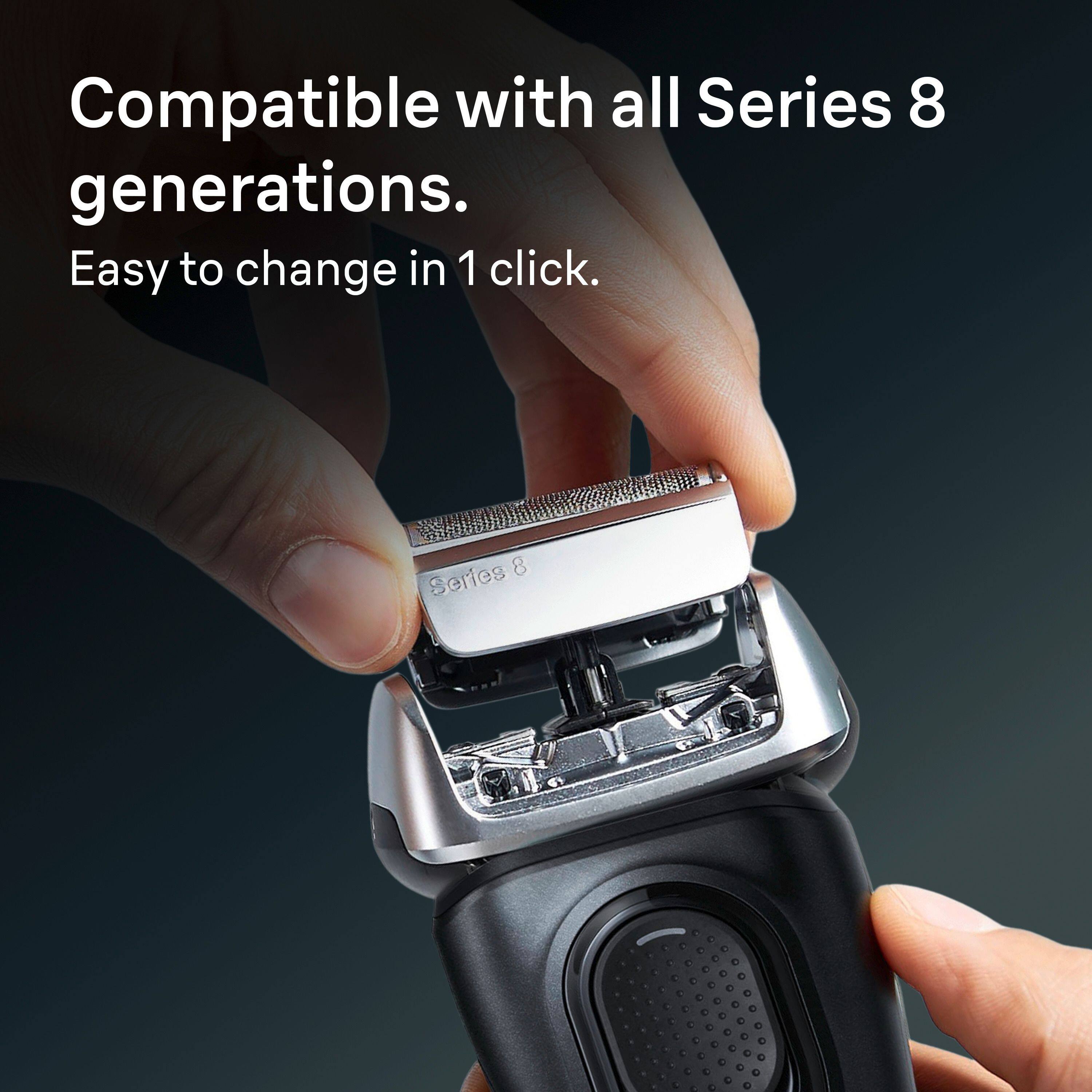Compatible with all Series 8 generations.  
Easy to change in 1 click.