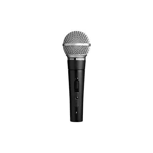 Shure - SM58S Cardioid Dynamic Vocal Microphone with On/Off Switch, Pneumatic Shock Mount