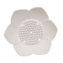 Left. BreeBe - Silicone Lotus Shower Steamer or Soap Tray - 4 Asstd. - Multicolor.