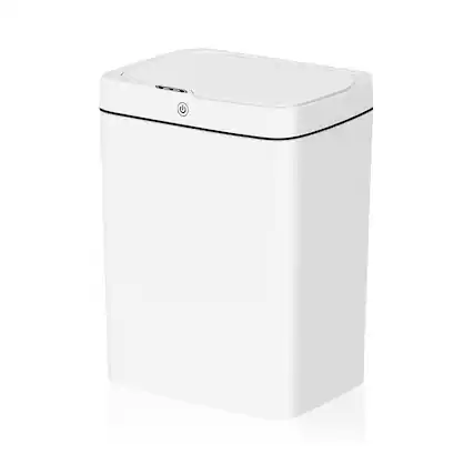 Front. Oumilen - 18L Touchless Sensor Trash Can with Automatic Lid.