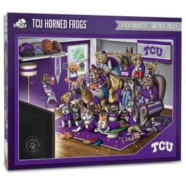 YouTheFan - TCU Horned Frogs Purebred Fans 18'' x 24'' A Real Nailbiter 500-Piece Puzzle - Multicolor