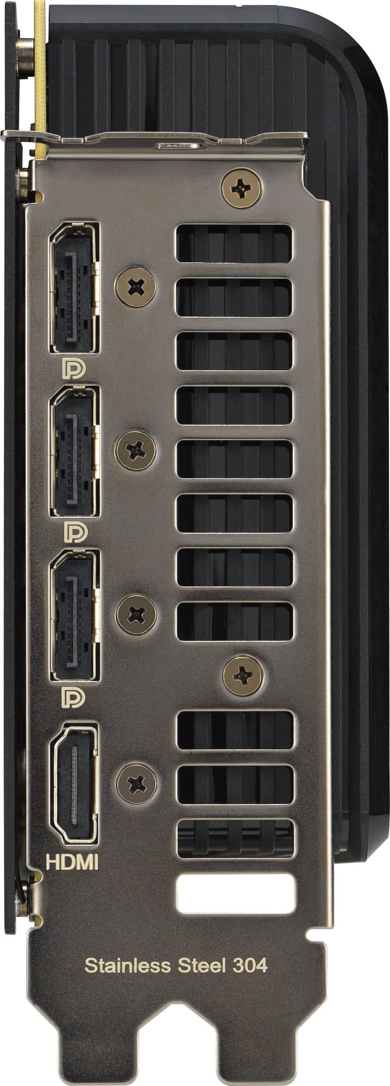 The text on the image reads "x P x P + HDMI Stainless Steel 304."